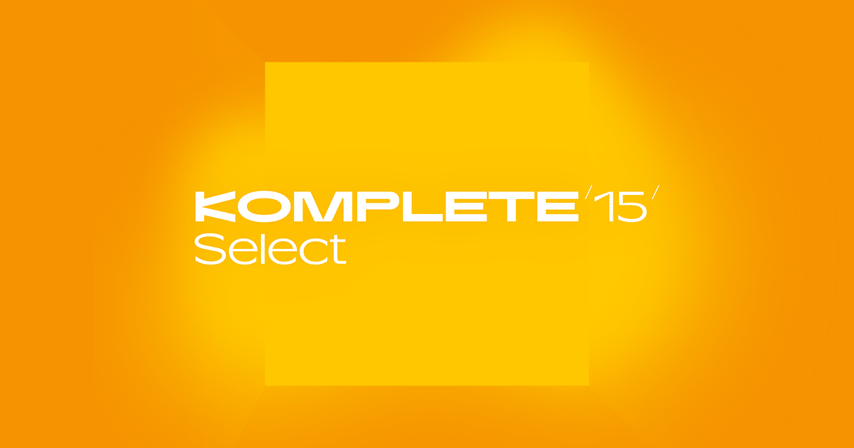 Komplete 15 Select – essential music production suites