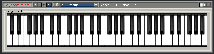 Keyboard 5 Octave | Entry | Reaktor User Library