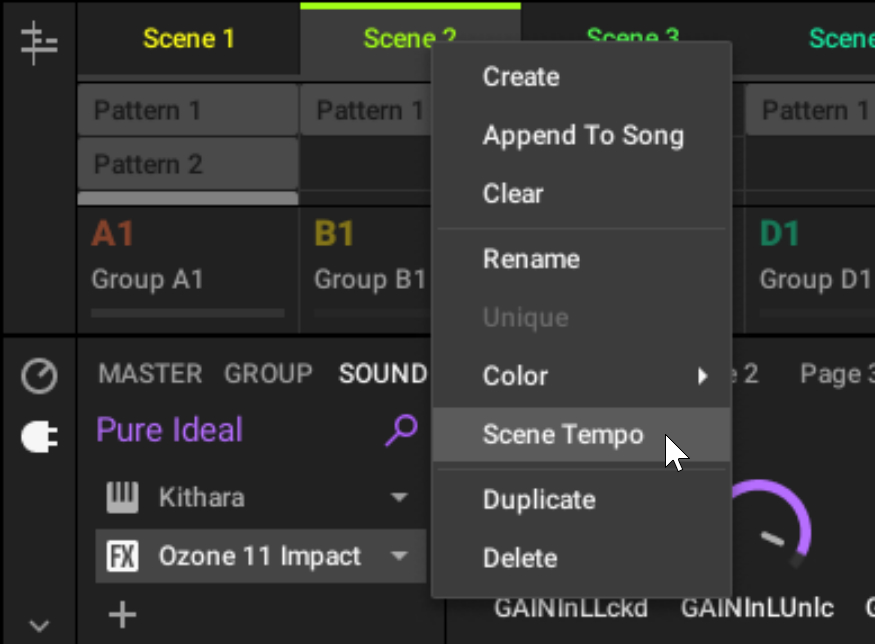 MAS3-SW_Arranger-SceneRow-ContextMenu-SceneTempo.jpg