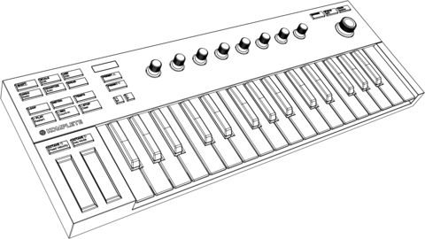 鍵盤 : Komplete Kontrol M32 : 仕様 | Komplete