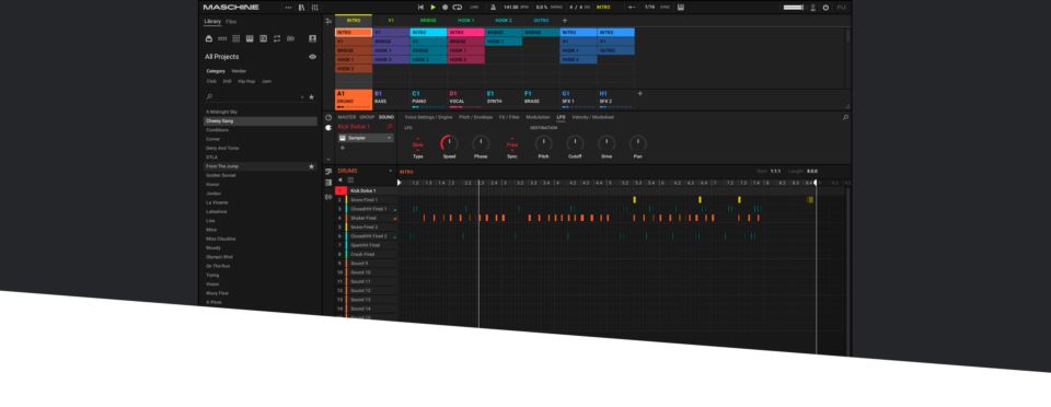 音楽制作システム : Maschine Mk3 : サウンドの詳細 | Maschine